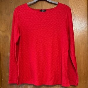 Mario Serrano Red Lightweight Long Sleeve Size M